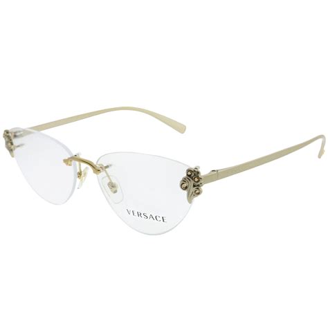 versace red glasses|versace rimless glasses for women.